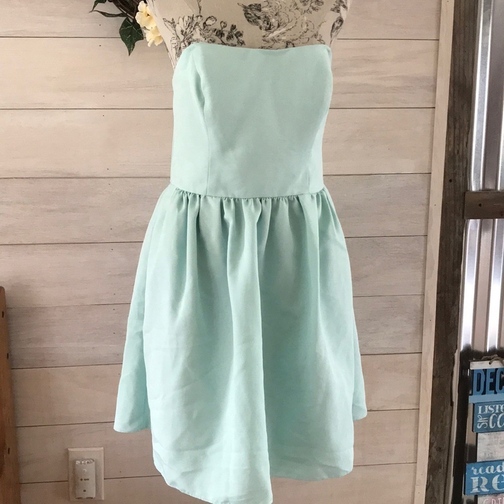NWT David’s Bridal Mint Green Dress 12